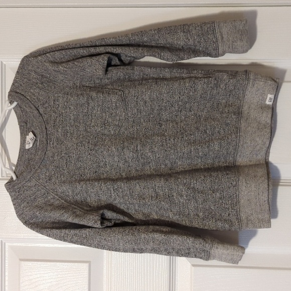 Baby Gap Textured Heather Gray Sweatshirt Size 5 - Picture 1 of 6